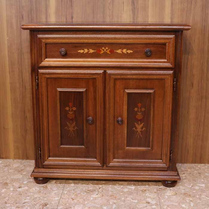 CAMEL イタリア製 サイドボード キャビネット アンティーク調 象嵌※i4