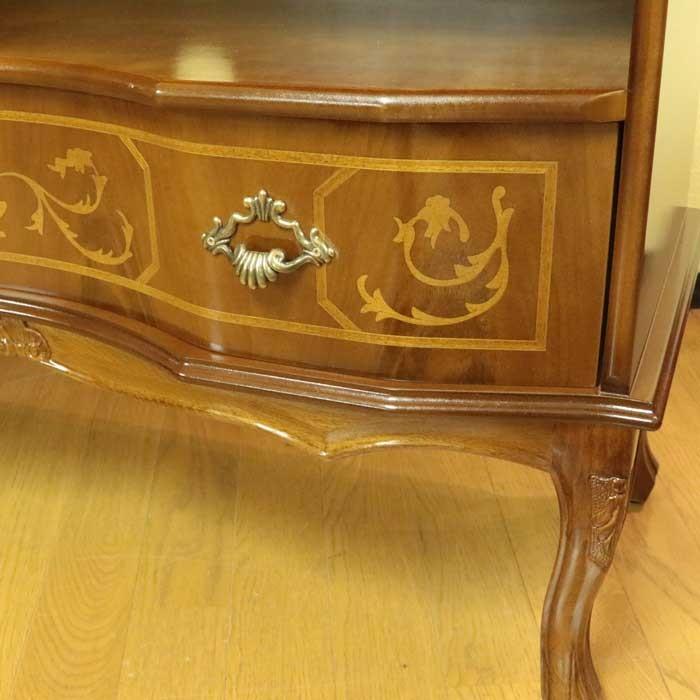 テレビ台 ローボード イタリア 家具 象嵌 W87cm 猫脚 032V TV台 テレビ台 ローボード イタリア 家具 象嵌 W87cm 猫脚 032V TV台