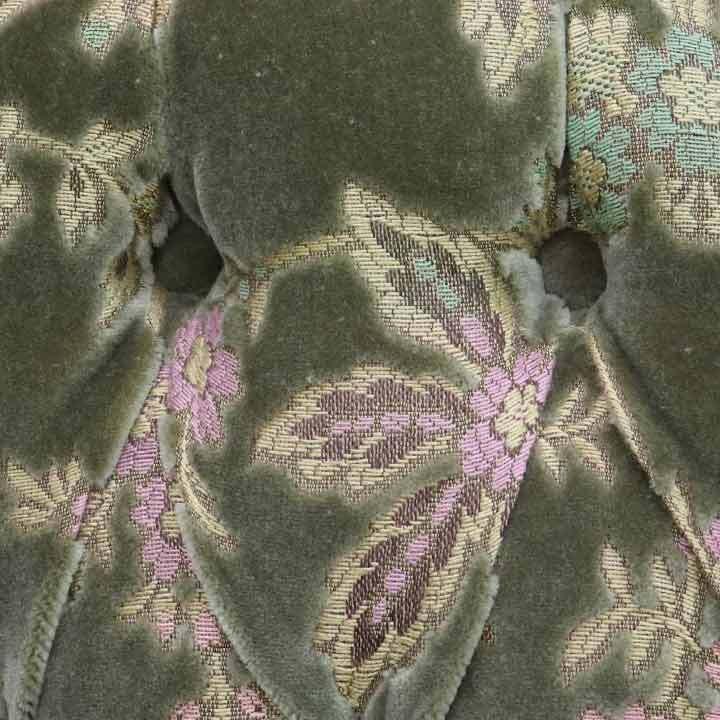 イタリア カウチソファ 金華山 グリーン ミニカウチ 長椅子 猫脚 完成品 木製 アンティーク サロンソファ 060/MR ヴェローナクラシック_7