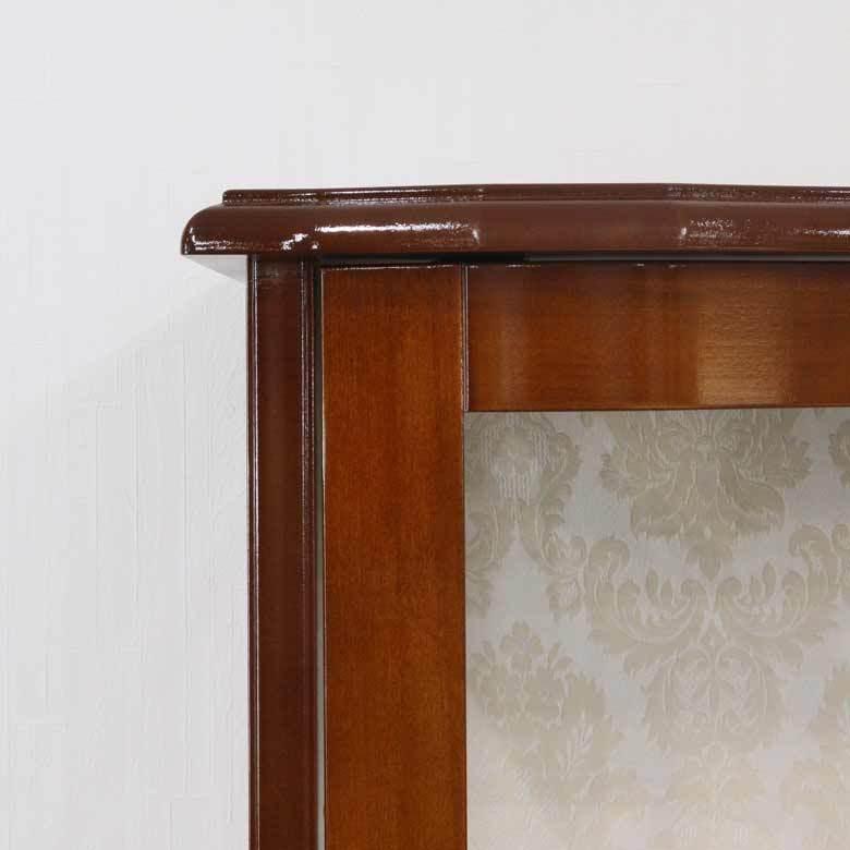 お値下げ　希少イタリア製　象嵌キャビネット チェスト 木製 象嵌 猫脚 ローキャビネット 88cm サイドボード 119