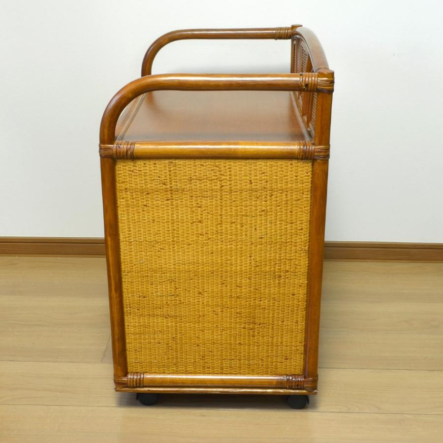 軽量ラタン 3段 チェスト 手作り 軽い ブラウン : インテリア北欧Yahoo