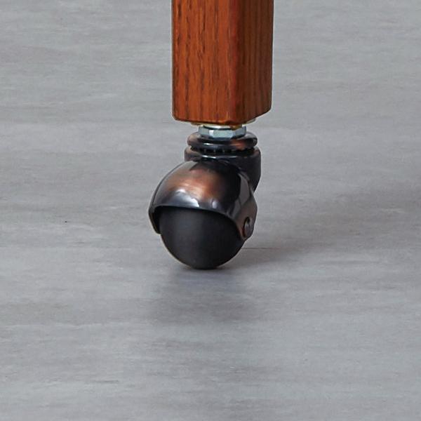 カントリーハウス アームチェア キャスター付 オーク材 天然木使用