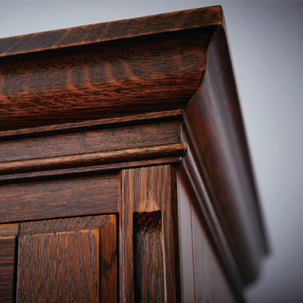 カントリーハウス ショーケース L キュリオケース ガラスケース オーク