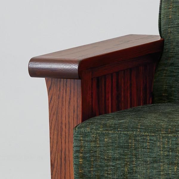 カントリーハウス 2人がけソファ W150cm サロン オーク材 天然木使用