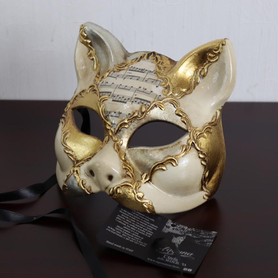 ベネチアンマスク カーニバルマスク 仮面 猫 キャット ゴールド ベネチアンマスク カーニバルマスク 仮面 猫 キャット ゴールド