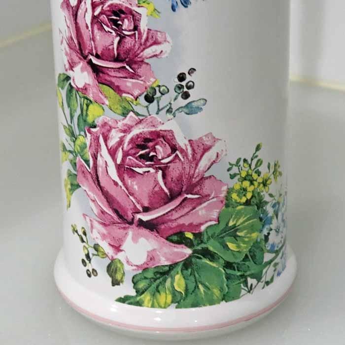 薔薇雑貨 トイレブラシポット ロイヤルアーデン トイレ用品 楽天市場】トイレポット 陶器 ロイヤルアーデン 薔薇ミックス 39293