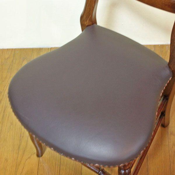 イギリス製　アンティーク　チェア　ヨーロピアン　オーク材　ヨーロッパ　② 送料無料 アンティーク家具 安い 椅子 ダイニングチェアセット 4