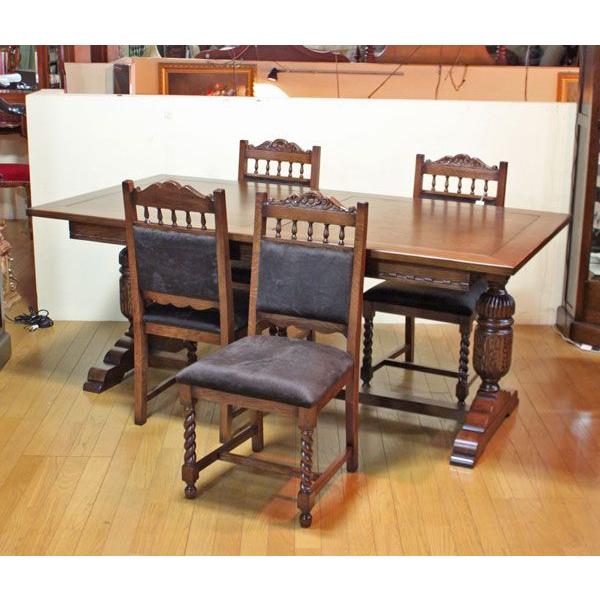 180cmダイニングテーブル 6人がけ オーク 完成品 木製 レトロ 食卓 341C 626077インテリア北欧Yahoo!店 通販 Yahoo!ショッピング
