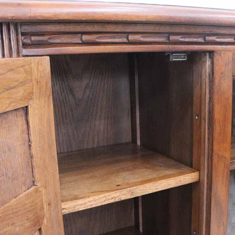 新品（481） 食器棚 サイドボード 北欧風キャビネット幅83.8cm 送料無料 キャビネット コード 可動棚 コンパクト 収納棚 木製 北欧風 80 日本製 キャビネット・サイドボード