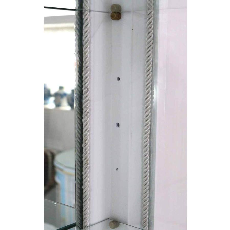 ロココ調家具 キャビネット ショーケース 飾棚 白家具 アンティーク