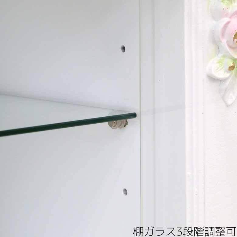 ロココ調 テレビボード ローキャビネット 白家具 アンティーク