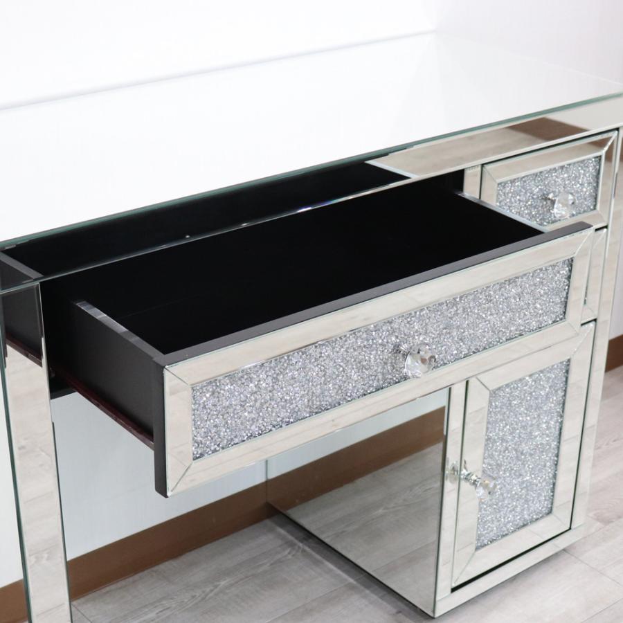 【希少】 ミラー家具 ライティング デスク スツール セット ジュエリーデスク モダン ヨーロピアン エレガント ミラー 韓国インテリア 【KUE2341138652】(82797円)