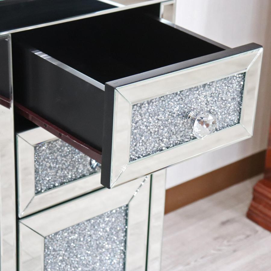 【希少】 ミラー家具 ライティング デスク スツール セット ジュエリーデスク モダン ヨーロピアン エレガント ミラー 韓国インテリア 【KUE2341138652】(82797円)