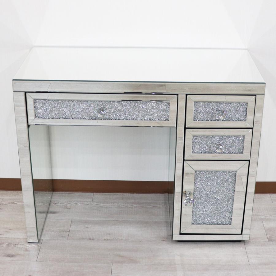 【希少】 ミラー家具 ライティング デスク スツール セット ジュエリーデスク モダン ヨーロピアン エレガント ミラー 韓国インテリア 【KUE2341138652】(82797円)