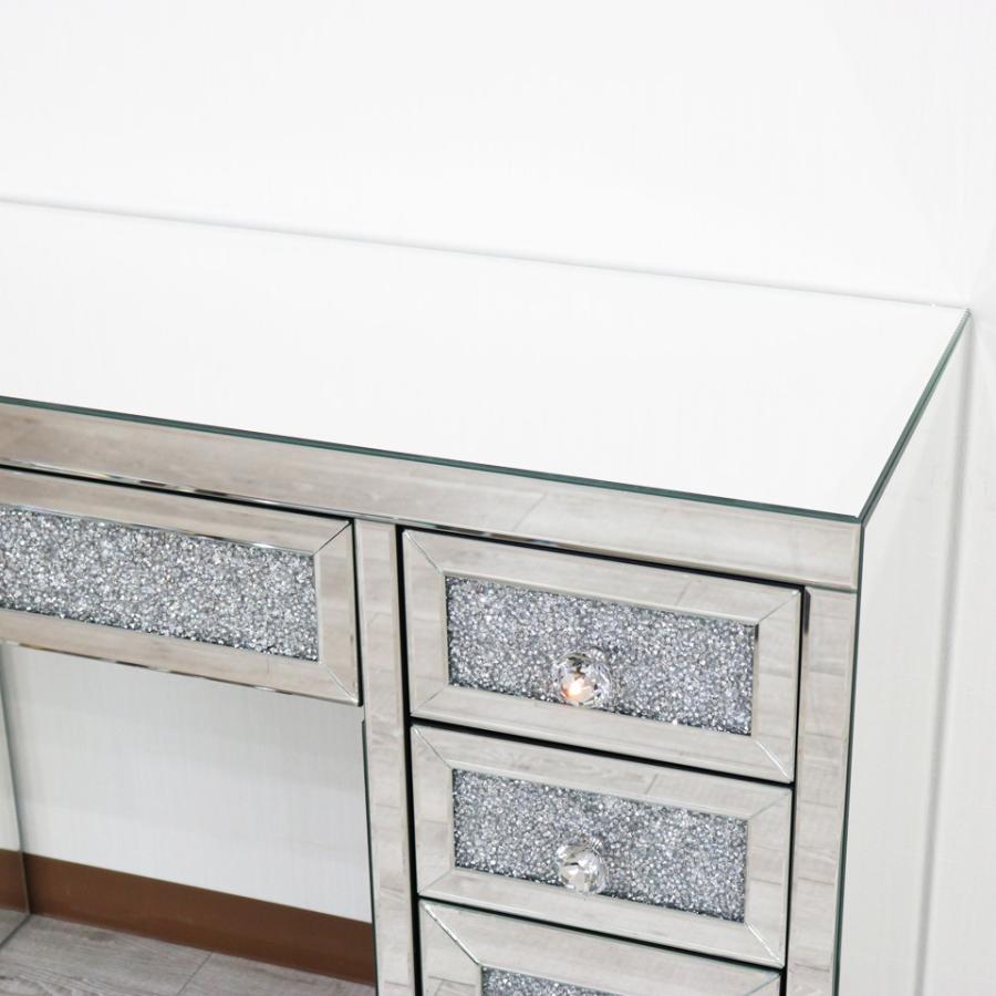 【希少】 ミラー家具 ライティング デスク スツール セット ジュエリーデスク モダン ヨーロピアン エレガント ミラー 韓国インテリア 【KUE2341138652】(82797円)