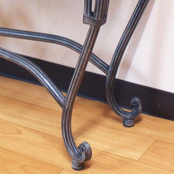 アイアン 猫脚スリムスツール ロング ベンチ オットマン 足置き FM-336 