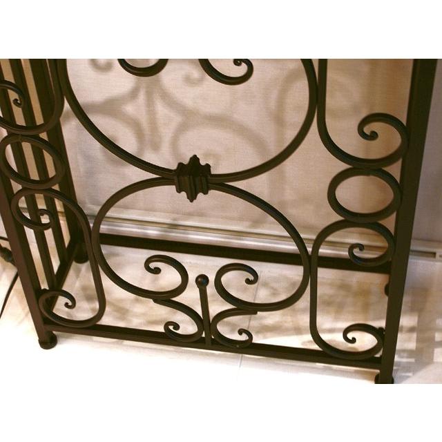 コンソールテーブル 63cm幅 ロートアイアン 大理石テーブル 花台 FM