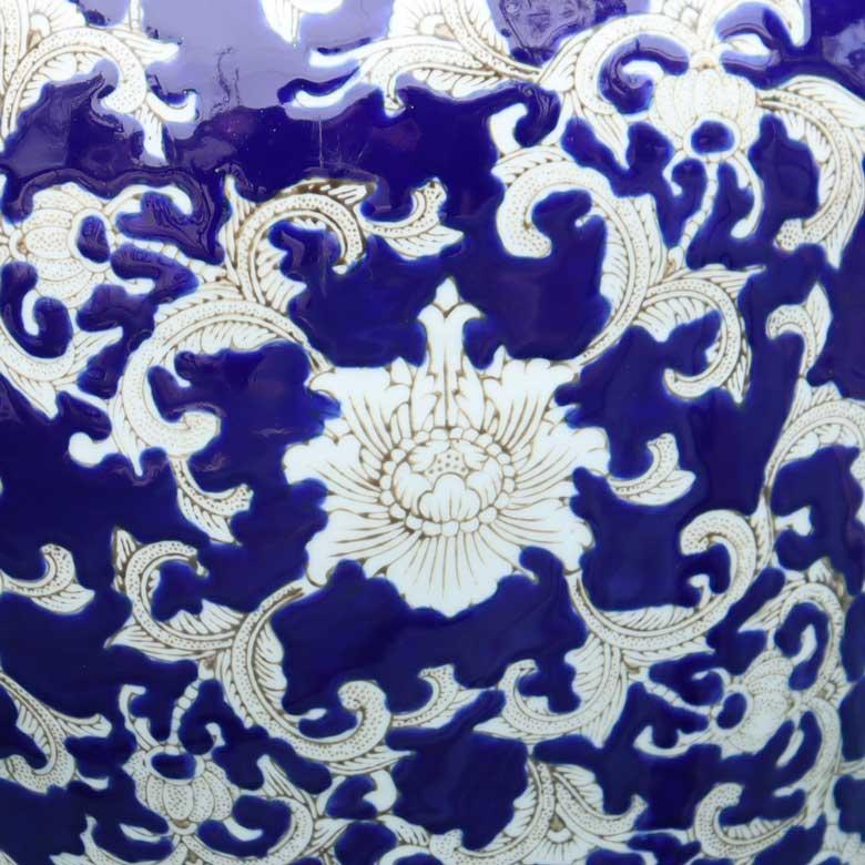 水鉢 大型 ロイヤルブルー 13号 睡蓮鉢 火鉢 水連鉢 和モダン ビオトープ 水鉢 大型 ロイヤルブルー 13号 睡蓮鉢 火鉢 水連鉢 和モダン