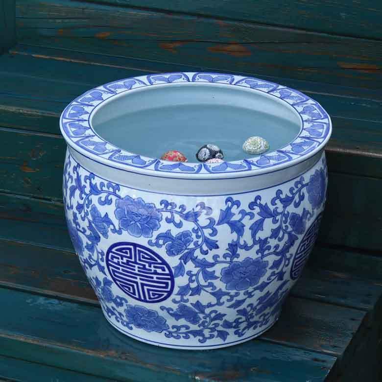 水鉢 大型 陶器 13号 寿 火鉢 鉢カバー プランターカバー 水鉢 大型 陶器 13号 寿 火鉢 鉢カバー プランターカバー