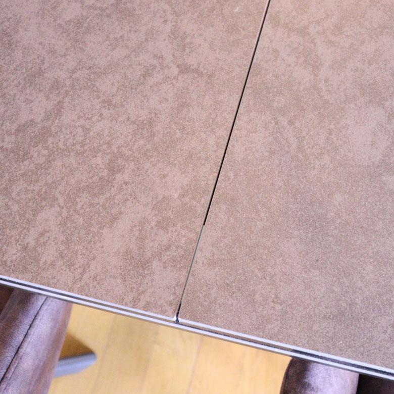セラミック テーブルセット 伸長式 160cm 200cm ダイニングテーブル 5点セット 伸張式 食卓テーブル モダンの画像