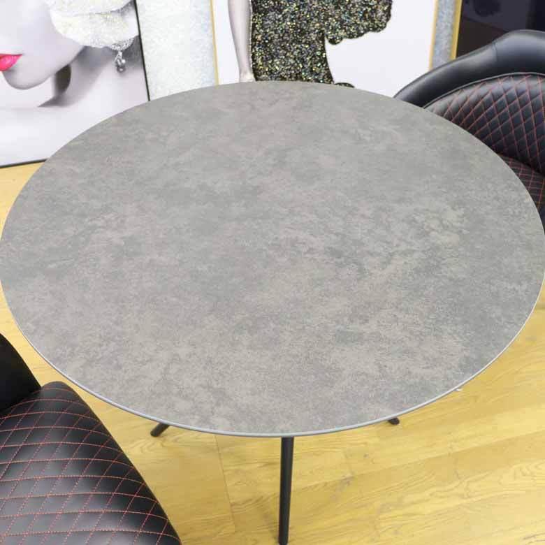 セラミック ダイニングテーブル 円形 100cm 単品 4人がけ セラミック ダイニングテーブル 円形 100cm 単品 4人がけ