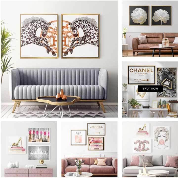 オリバーガル アートフレーム 絵画 モダン アンティーク ブルックリン