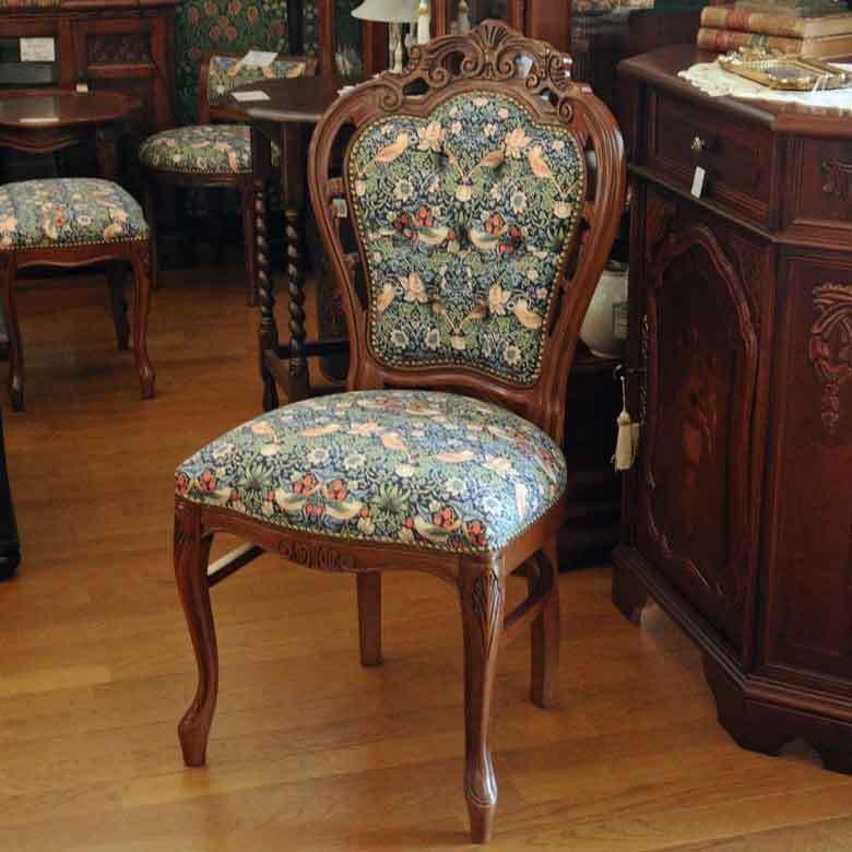 イタリア ダイニングテーブル 3点セット 80cm 円形 象嵌 2人用