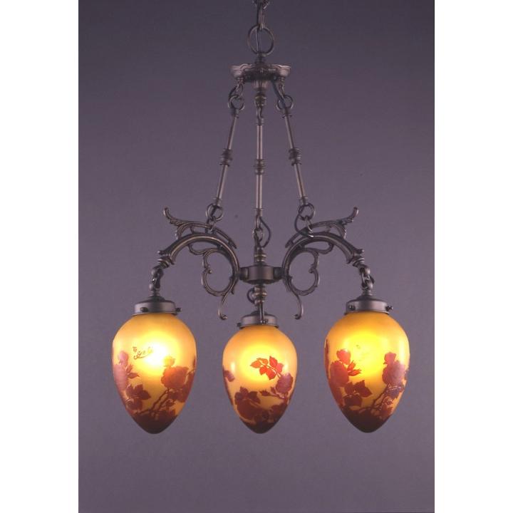 シャンデリアアンティーク引掛シーリングレッド