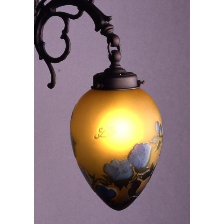 ブラケットライト アンティーク調 1灯 照明 ガレ ガレ風 壁掛け照明