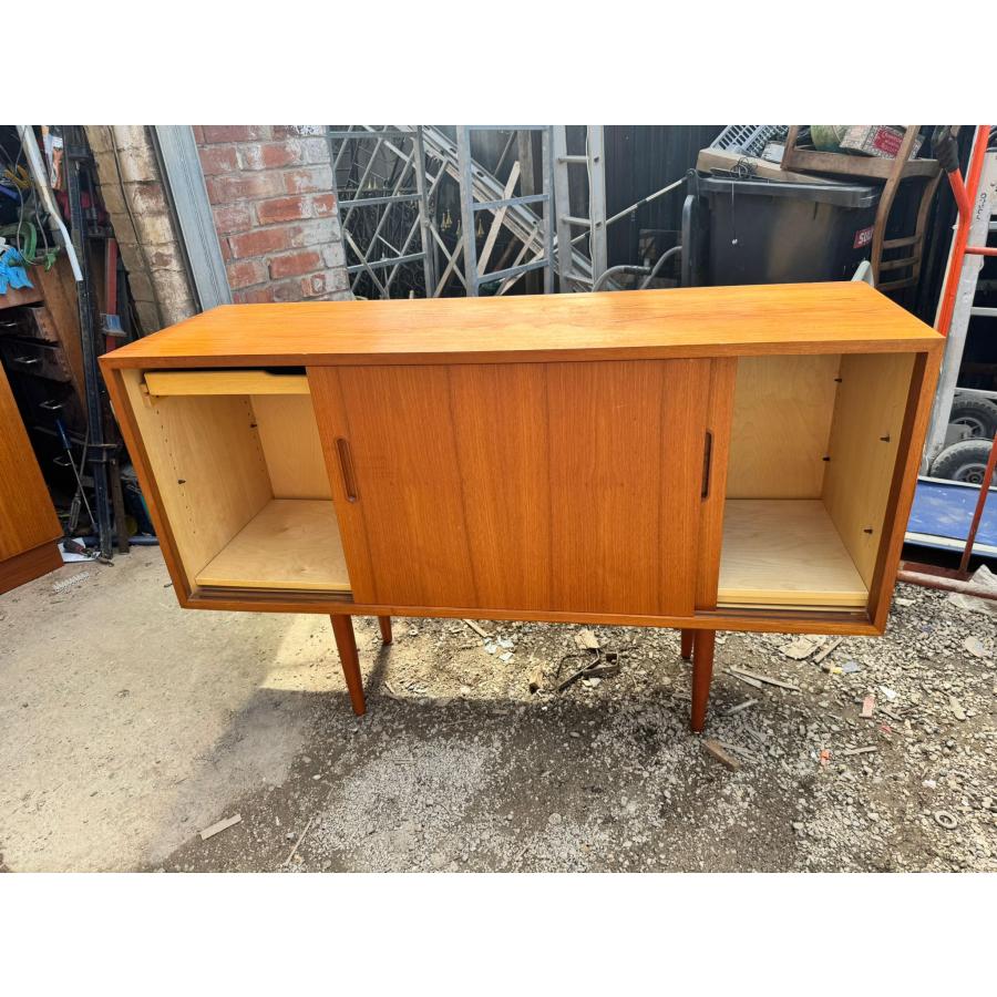 【お取引中】サイドボード キャビネット 北欧 木製 キャビネット 幅160cm 北欧 ヴィンテージ 天然木 マホガニー 完成品