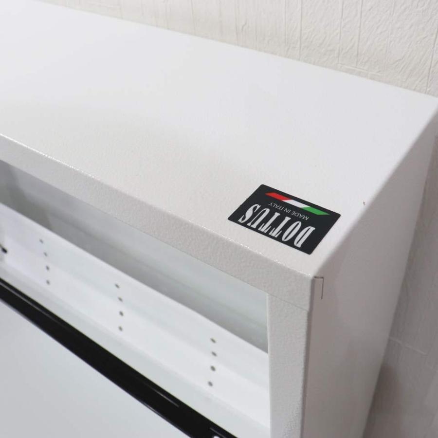 シューズボックス スリム 4段 ホワイト アイアン DOTTUS ドッタス