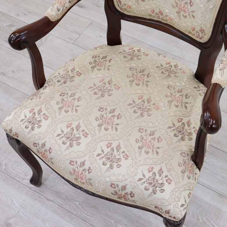 インテリア北欧Yahoo!店イタリア アームチェア レッドモケット サロン