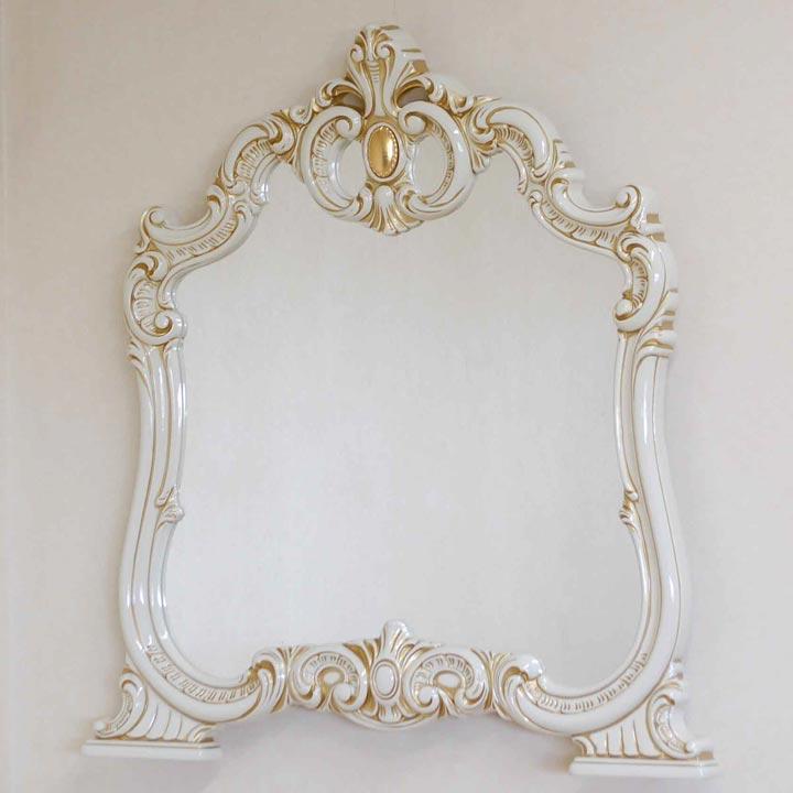 イタリア レオナルド ウォールミラーS 壁掛け 鏡 キャメル