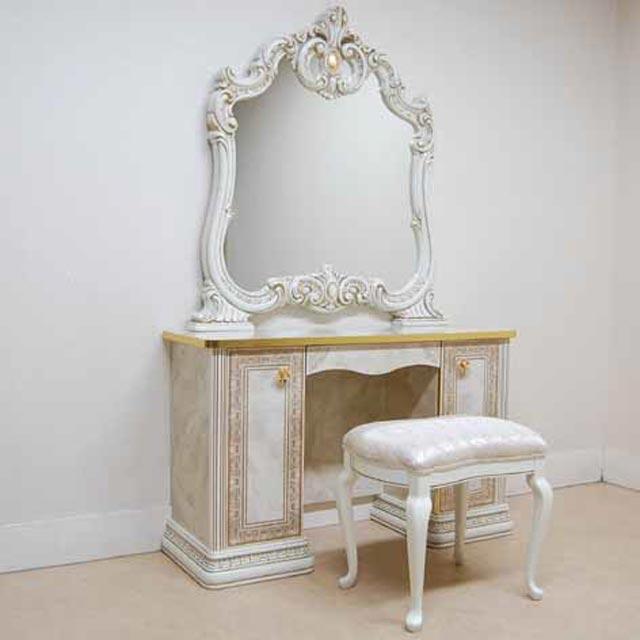 イタリア レオナルド ウォールミラーS 壁掛け 鏡 キャメル