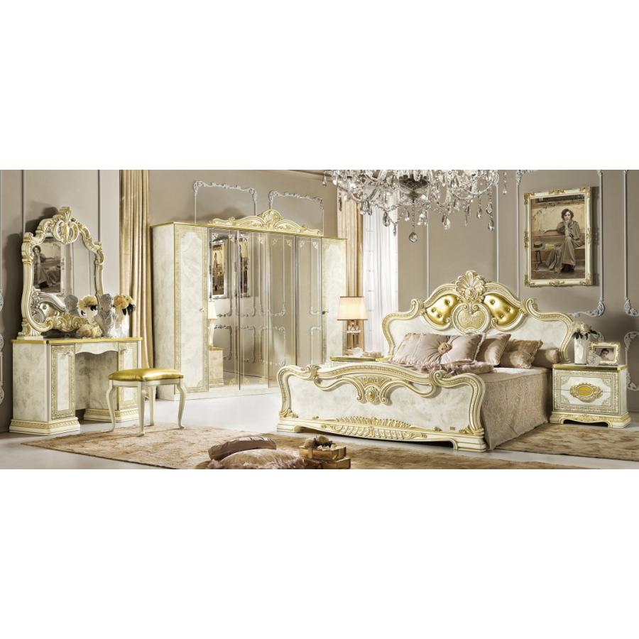 イタリア レオナルド ウォールミラーS 壁掛け 鏡 キャメル