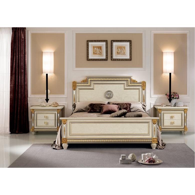 イタリア 2段ナイトテーブル Liberty アレドクラシック 2引出チェスト