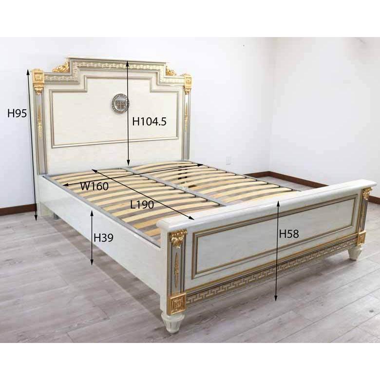 クイーンサイズベッドフレームマットレス高級家具