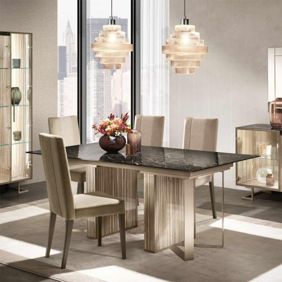 ダイニングテーブル Luce ダイニングテーブル 固定式 160cm LUCE dark ルーチェダーク 長方形