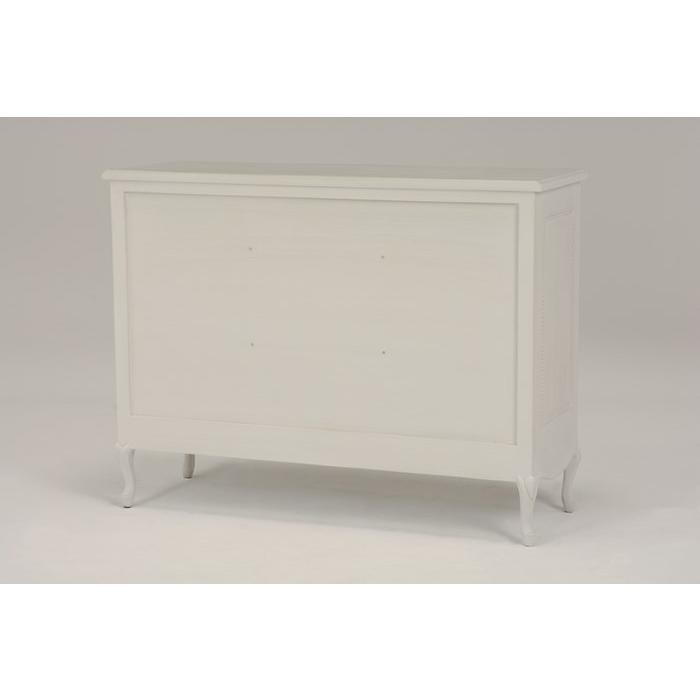 キャビネット ワイド 120cm幅 ハンプトン サイドボード 収納家具 チェスト 木製 猫脚 完成品 シャビー RCC-1362AW | HAGiHARA | 05