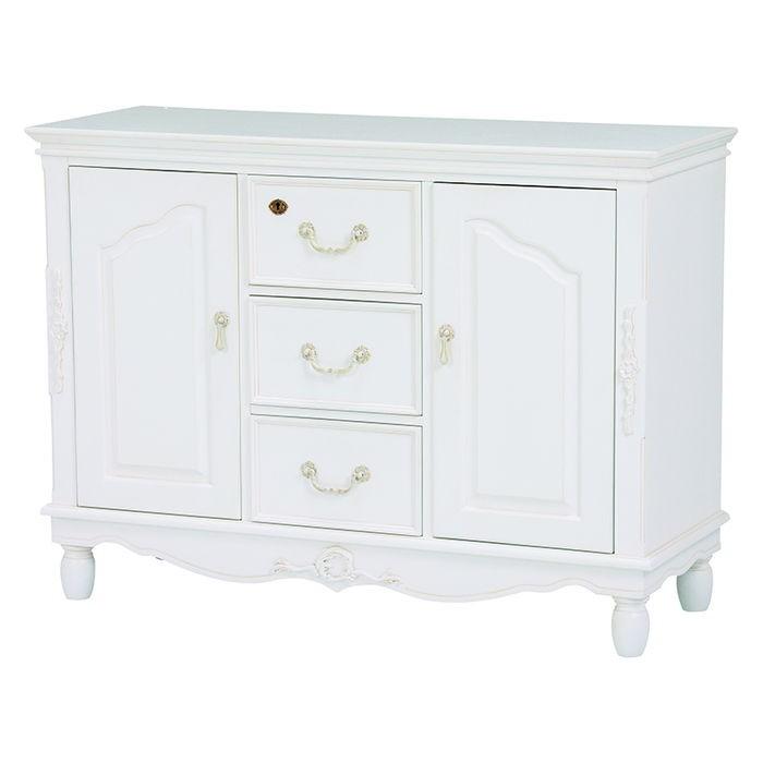 HAGiHARA（萩原） ローキャビネット 110cm幅 サイドボード ハンプトン