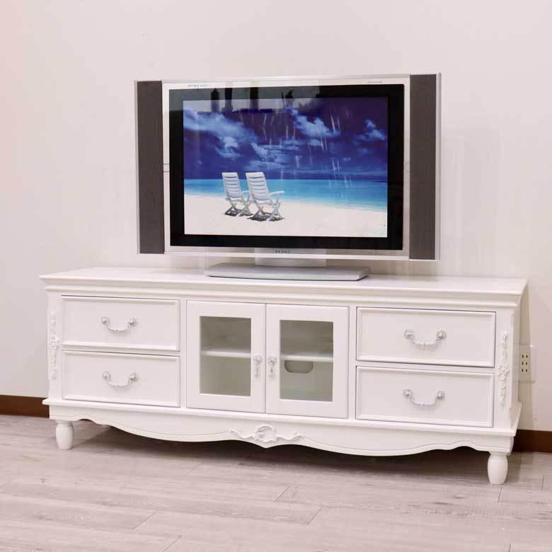 HAGiHARA（萩原） テレビボード 150cm幅 ローボード ハンプトン TV台