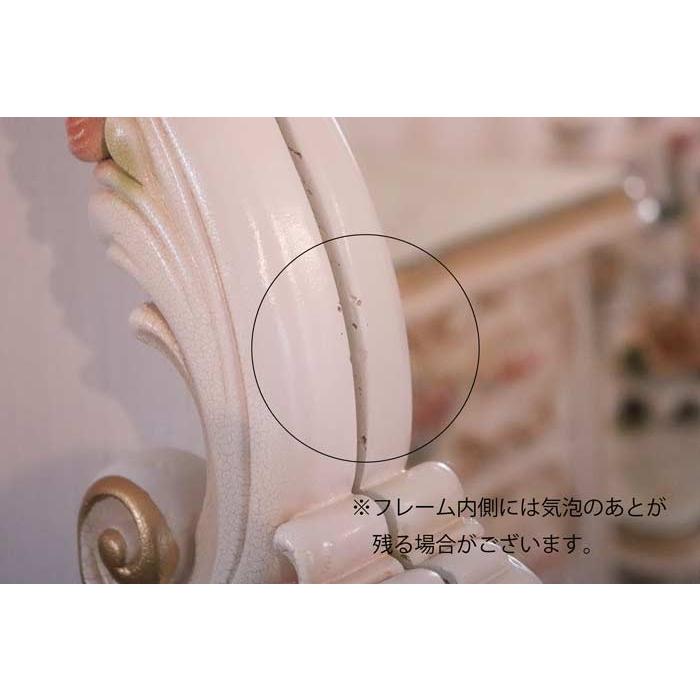 ロココ調 ミラー 鏡 壁掛け 直輸入 姫家具 ロココ ヨーロピアン