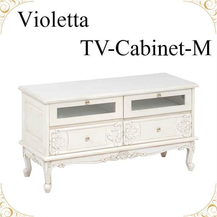 HAGiHARA テレビボード 105cm幅 ヴィオレッタ キャビネット テレビ台