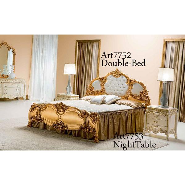 シリック 家具 ダブルサイズベッド マットレス別 PANDORA 7752