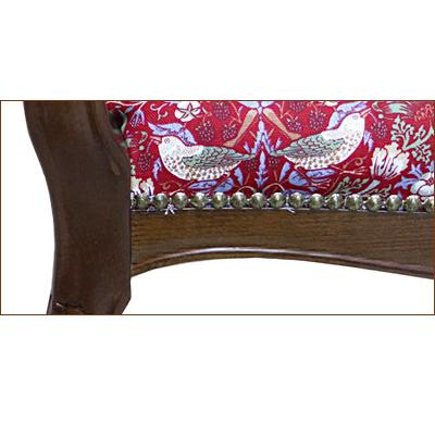 ベンチスツール いちご泥棒 ベスト・オブ・モリス 猫脚 イタリア