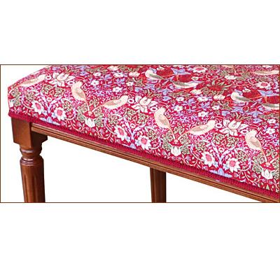 ベンチスツール いちご泥棒 ベスト・オブ・モリス 猫脚 イタリア