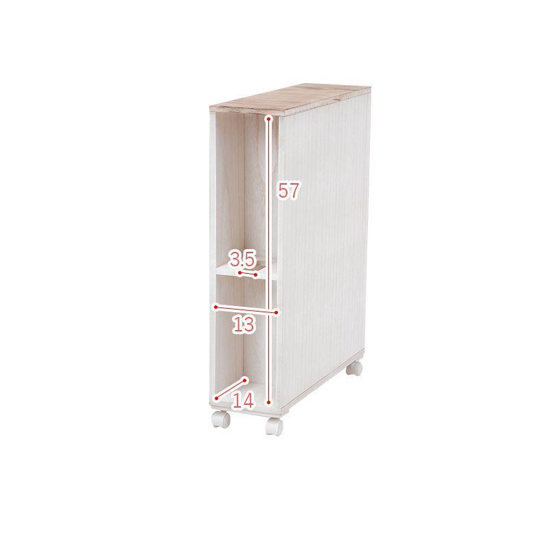 トイレラック キャスター付き 掃除用具収納 幅16×奥行50×高さ