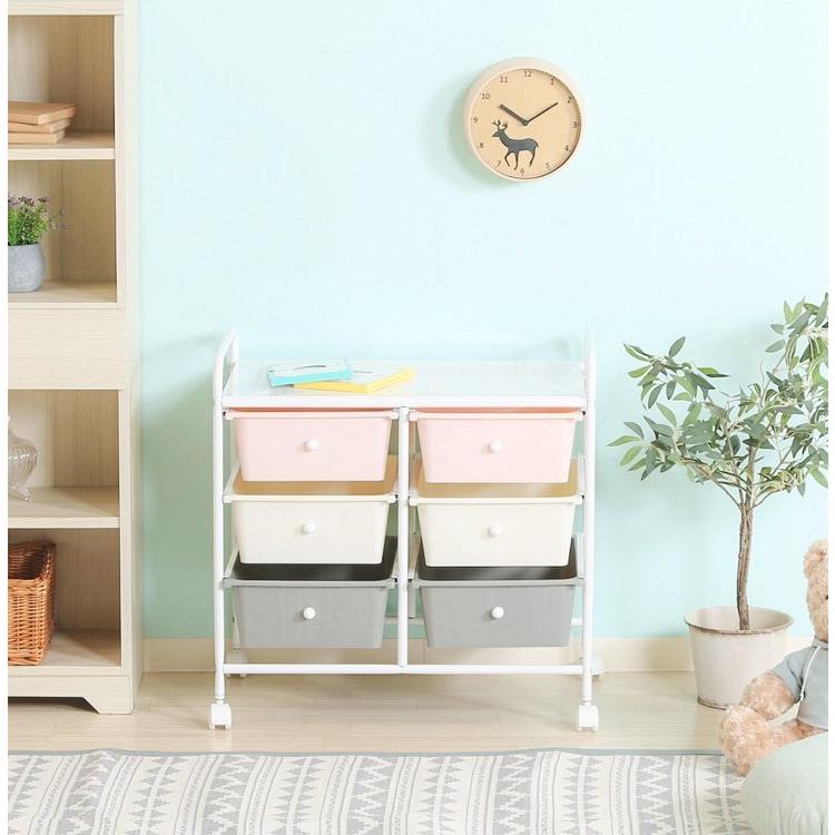 おもちゃ収納 おしゃれ 3段6マス キッズラック 子供部屋収納 キッズラック Dsfj395 モダンおしゃれ家具 北欧リビング 通販 Yahoo ショッピング