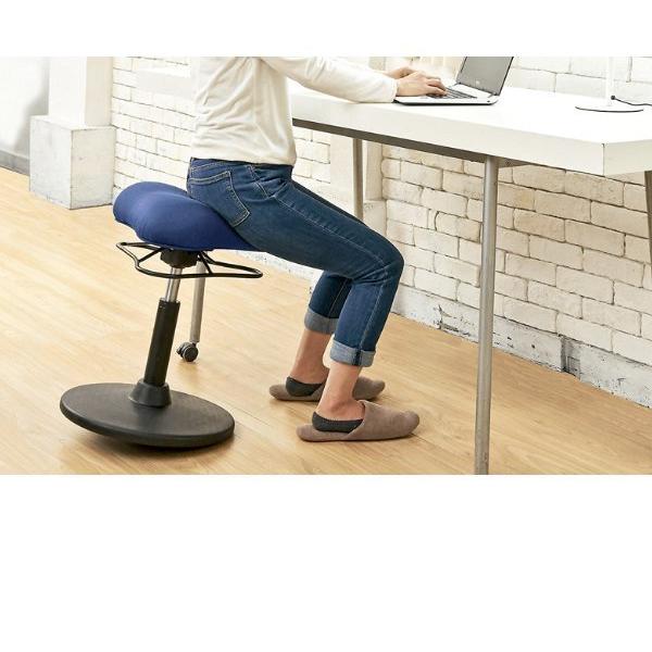 バランスチェア ハイタイプ 姿勢矯正 椅子 ブラウン :dsmych-800h