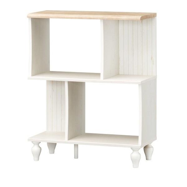 (タイムセール中) パーテーションラック 間仕切り家具 フレンチシャビーカフェ かわいい ホワイト 白 おしゃれ